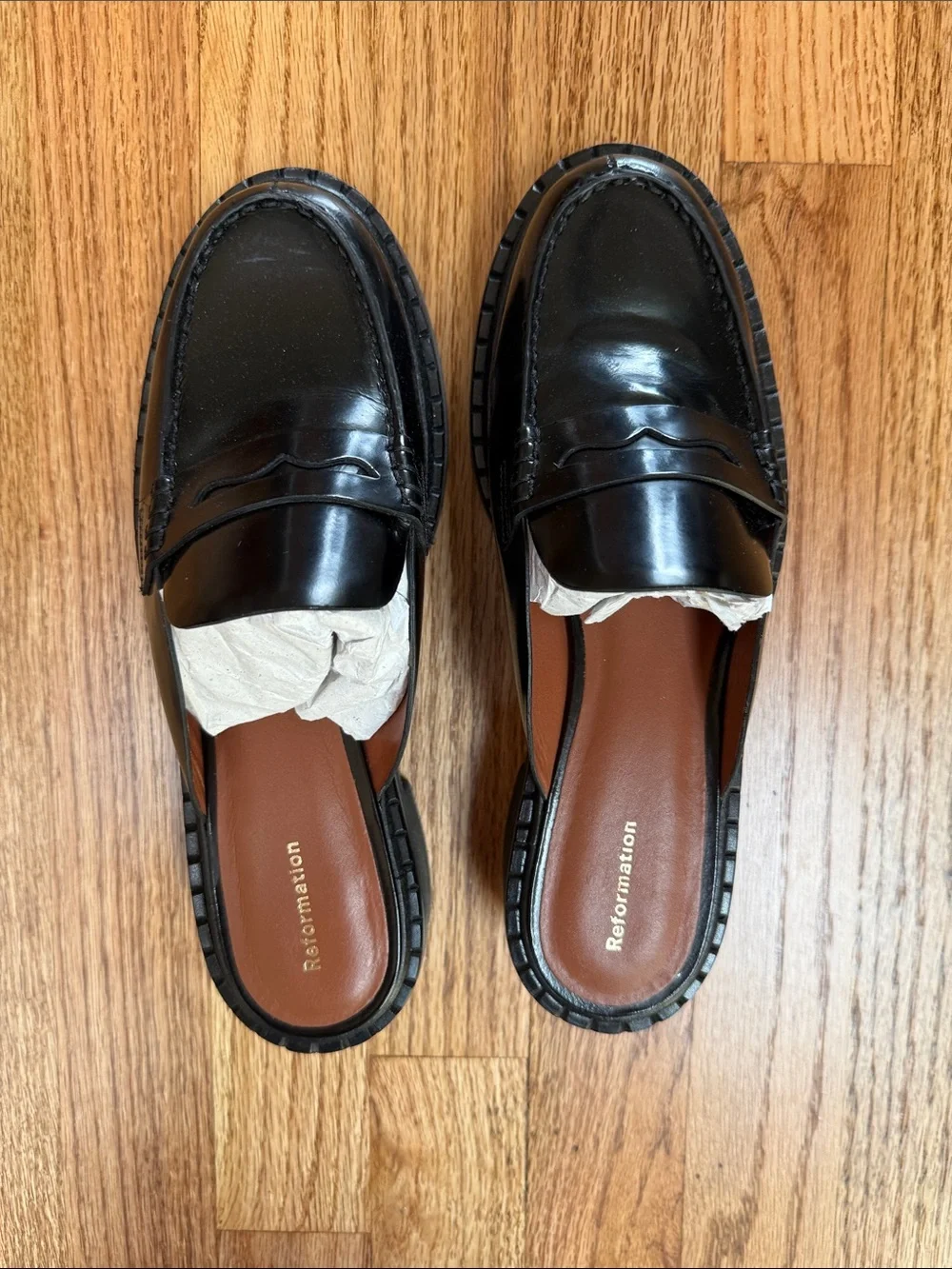 Reformation Angie mule loafers size 8 - Picture 2 of 4